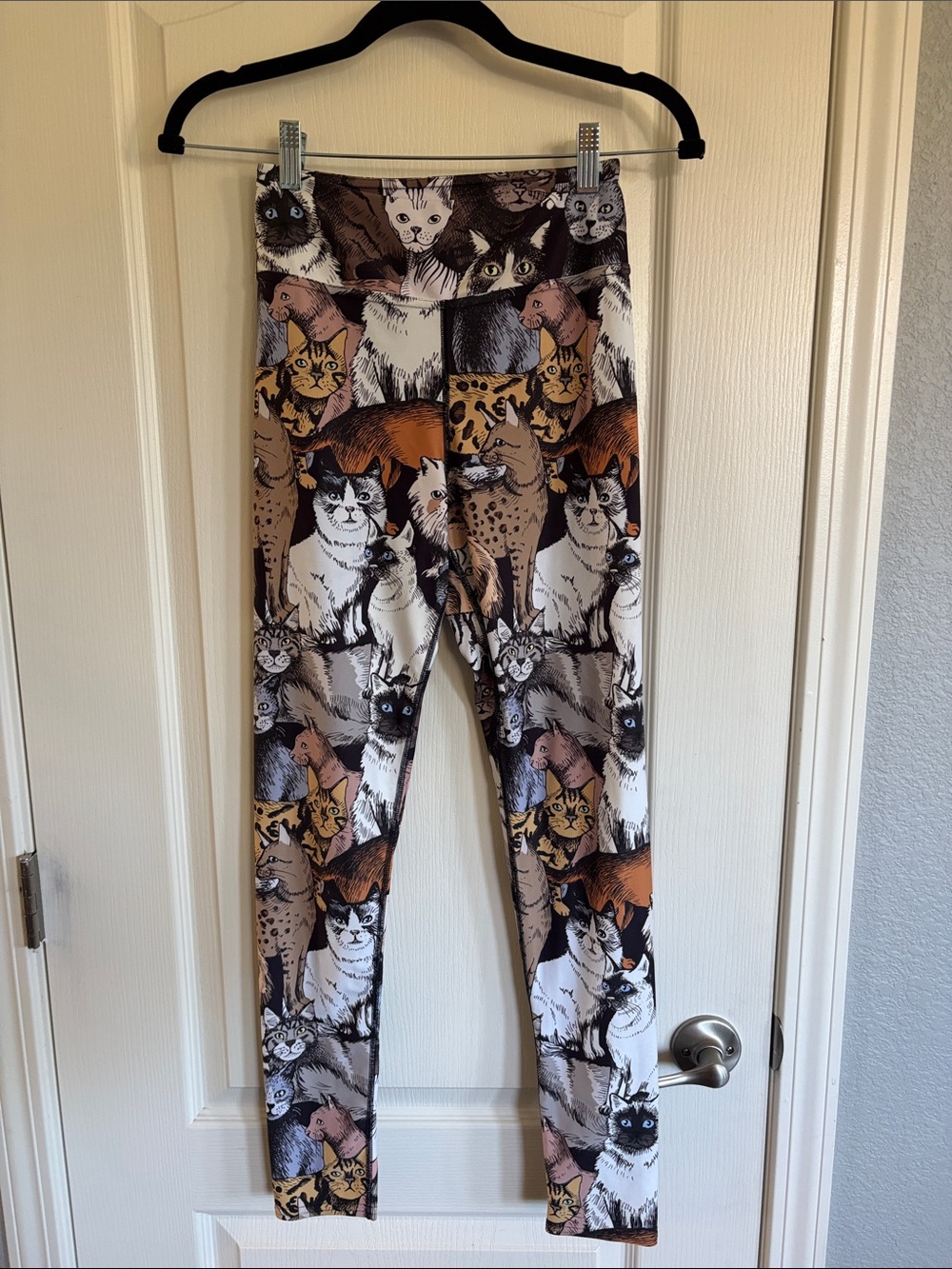 SeeMyLeggings cat print leggings